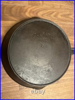 Vollrath Cast Iron #6 Fully Marked Skillet Sits Flat Rare