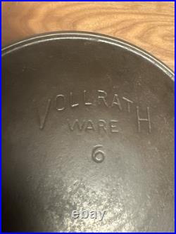 Vollrath Cast Iron #6 Fully Marked Skillet Sits Flat Rare