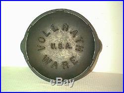 Vollrath Colony Cast Iron # 8 Chicken Fryer / Skillet With LID And Heat Ring