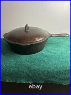 Vollrath Ware #8 Cast Iron Skillet with Lid Vintage hard to find with lid