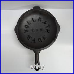 Vollrath Ware Deep Chicken #8 Cast Iron Pan & Lid 1920-1950