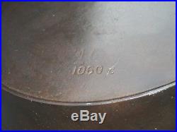 Vtg. #10 WAGNER WARE Cast Iron SKILLET Frying Pan/Sidney, O. /1060C With Ghost #10