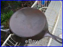 Vtg. #10 WAGNER WARE Cast Iron SKILLET Frying Pan/Sidney, O. /1060C With Ghost #10