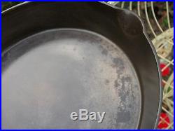 Vtg. #10 WAGNER WARE Cast Iron SKILLET Frying Pan/Sidney, O. /1060C With Ghost #10