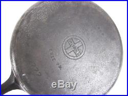 Vtg 8 Griswold Erie 777 Chicken Fryer Cast Pan Smooth Iron Age Basting Drip Lid