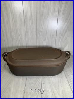Vtg Cast Iron Deep Fish Fryer 3060 SPORTSMAN COVER GRIDDLE LID 3093 USA
