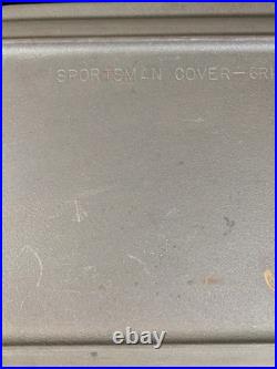 Vtg Cast Iron Deep Fish Fryer 3060 SPORTSMAN COVER GRIDDLE LID 3093 USA