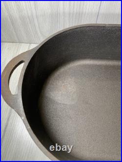 Vtg Cast Iron Deep Fish Fryer 3060 SPORTSMAN COVER GRIDDLE LID 3093 USA