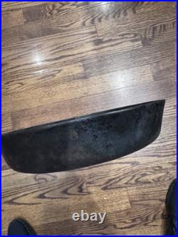Vtg Griswold #10 Cast Iron Skillet 716 S Block Logo Erie PA USA Pan Antique