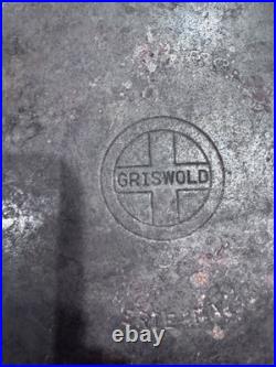 Vtg Griswold #10 Cast Iron Skillet 716 S Block Logo Erie PA USA Pan Antique
