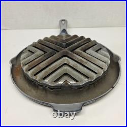 Vtg Griswold Cast Iron Double Broiler 875 876 Erie PA USA Rare USA Pan