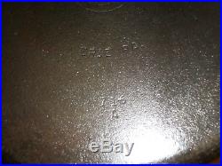 Vtg Griswold Large #10 Cast Iron Skillet 716A Small Block Logo/Very Lite Wobble