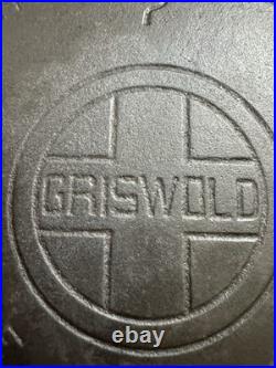 Vtg Large Block Logo Griswold #7 Cast Iron Skillet 701F