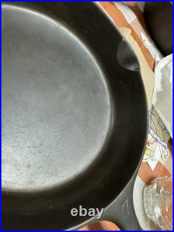 Vtg Large Block Logo Griswold #7 Cast Iron Skillet 701F