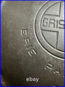 Vtg Large Block Logo Griswold #7 Cast Iron Skillet 701F
