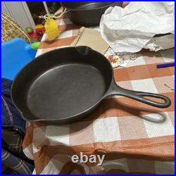 Vtg Large Block Logo Griswold #7 Cast Iron Skillet 701F