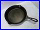 Vtg Rare (Pointy Handle) #8 Cast Iron Skillet with heat ring Unknown Maker