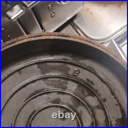 Vtg Rare Spoutless Griswold #9 Dutch Oven Lid Button Logo