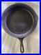 Vtg Unmarked Wagner Ware #12 14 Cast Iron Skillet Double Spout Vintage