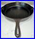 Vtg Unmarked Wagner Ware Cast Iron Skillet #12 Double Spout 14 B Mold Mark. USA