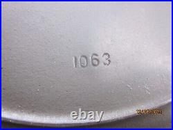 Vtg Wagner Ware Sidney O #13 Really Nice 1063 Cast Iron Skillet From Collection