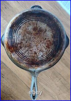 Vtg Wagner Ware Sidney -O- 1402 Cast Iron Chicken Fryer Skillet WITH LID! USA