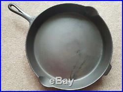 Vtg. Wagner/griswold #14 Skillet With Heat Ring Restored And Seasoned