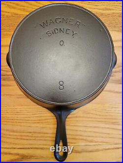 WAGNER #8 cast iron skillet with heat ring