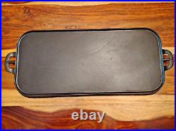 WAGNER Cast Iron Long Griddle, NO 9, circa 1891-1914, (20.75x9.5)