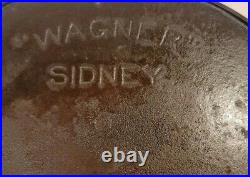 WAGNER Sidney 0 No. 9 Cast Iron Skillet with Heat Ring