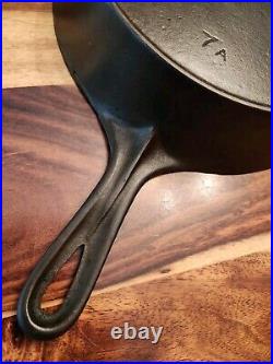 WAGNER Sidney, O. Cast Iron Skillet #7, MM A, HR, circa 1898-1915