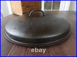 Wagner #14 Cast Iron Drip Drop Skillet Cover Rare Restored
