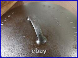 Wagner #14 Cast Iron Drip Drop Skillet Cover Rare Restored