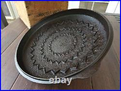 Wagner #14 Cast Iron Drip Drop Skillet Cover Rare Restored