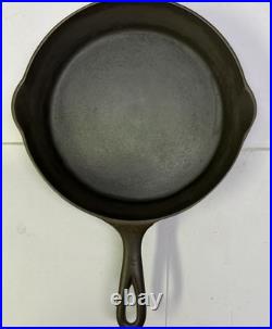 Wagner #7 Double Arc Logo Cast Iron Skillet With Offset A Makers Mark