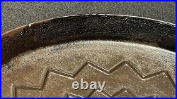 Wagner Drip Drop Skillet No 8 #1081 Cast Iron Cover Lid Dated 1922 Antique old