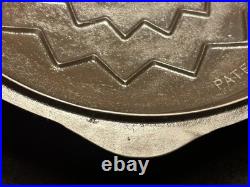 Wagner Drip Drop Skillet No 8 #1081 Cast Iron Cover Lid Dated 1922 Antique old