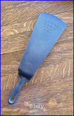 Wagner HTF #11 Smooth Bottom Cast Iron Skillet Spatula Repurposed, Price Reduced