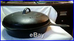 Wagner No. 12 Cast Iron Skillet & Lid