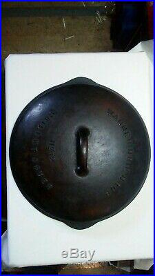 Wagner No. 12 Cast Iron Skillet & Lid