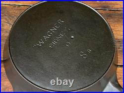 Wagner Sidney #8 Cast Iron Skillet with Erie Ghost Marks