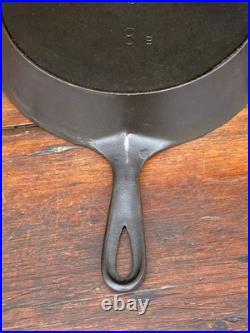Wagner Sidney #8 Cast Iron Skillet with Erie Ghost Marks