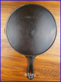 Wagner Sidney, O #7A Vintage Restored Cast Iron Skillet Arc/Straight Logo