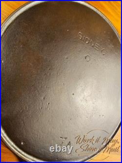 Wagner Sidney, O #7A Vintage Restored Cast Iron Skillet Arc/Straight Logo