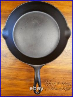 Wagner Sidney O #8 Vintage Restored Cast Iron Skillet Double Arc Logo