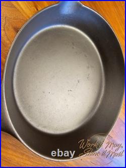 Wagner Sidney O #8 Vintage Restored Cast Iron Skillet Double Arc Logo