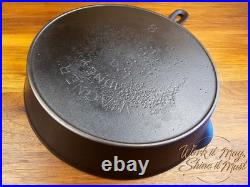Wagner Sidney O #8 Vintage Restored Cast Iron Skillet Double Arc Logo