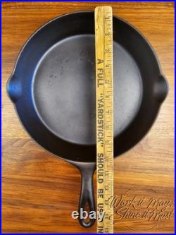 Wagner Sidney O #8 Vintage Restored Cast Iron Skillet Double Arc Logo