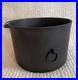 Wagner Sidney O Cast Iron Flat Bottom Kettle #7 Arc Straight Logo Restored