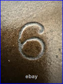 Wagner Sidney O Cast Iron Skillet #6 Full Heat Ring c. 1915-1925 Antique Wagner Sidney O Cast Iron Skillet #6 Full Heat Ring c. 1915-1925 Antique